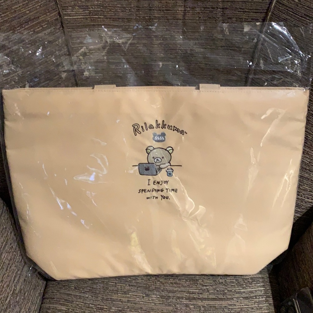 san-x rilakkuma laptop tote bag